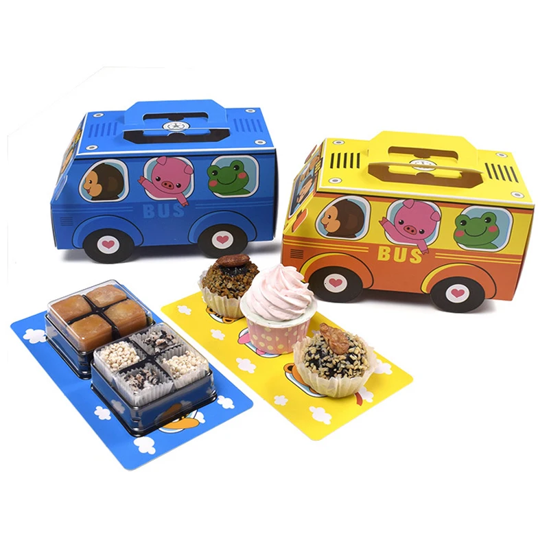 Food Snacks Gifts - 6PCS Geschenk Box Verpackung Griff Kuchen