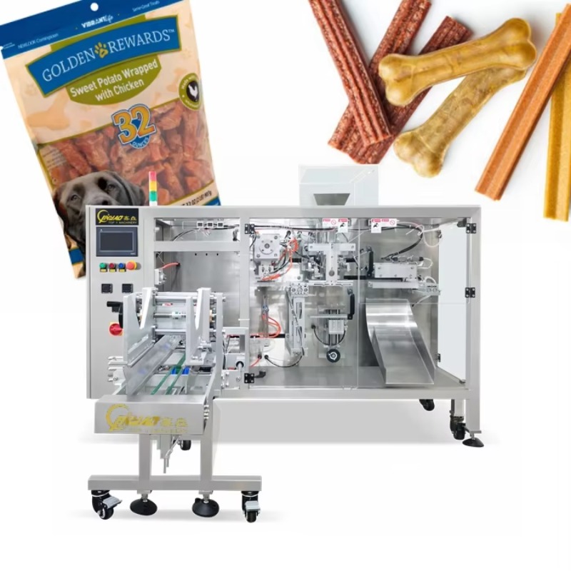 Jerky Beef Pack - Horizontale Verpackungs- und Versiegelungsmaschine für Hundefutterbeutel,