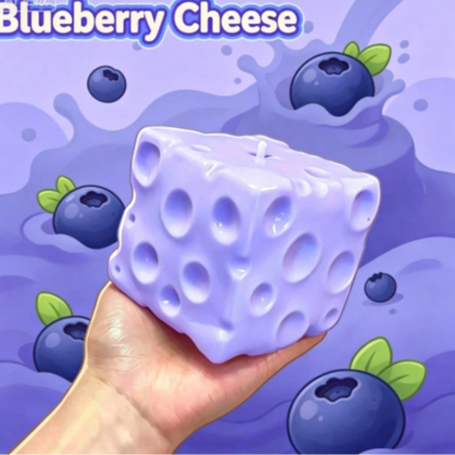 Neues Blaubeerfarbenes Käse-Sq – Food & Snacks Colouring Book Bewertung und Preis