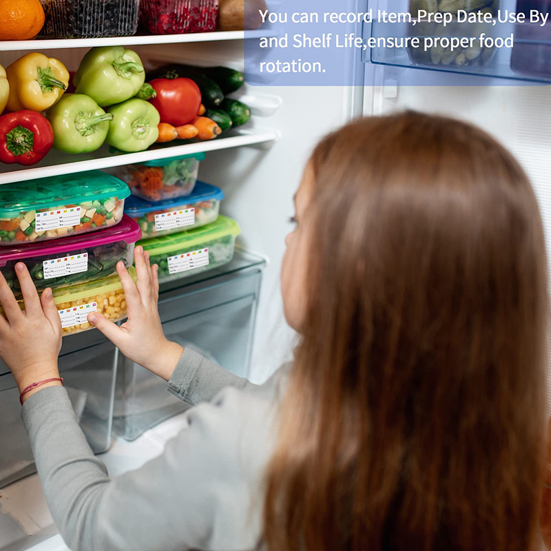 300 Stück/Rolle Küchen-Datumsa – Snacks Food Labels Bewertung und Preis