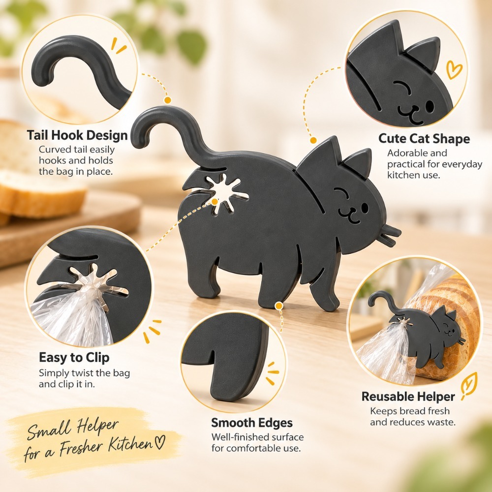 3D-Neuheit Katzen-Po-Verschlus – Food Snacks Gifts Bewertung und Preis