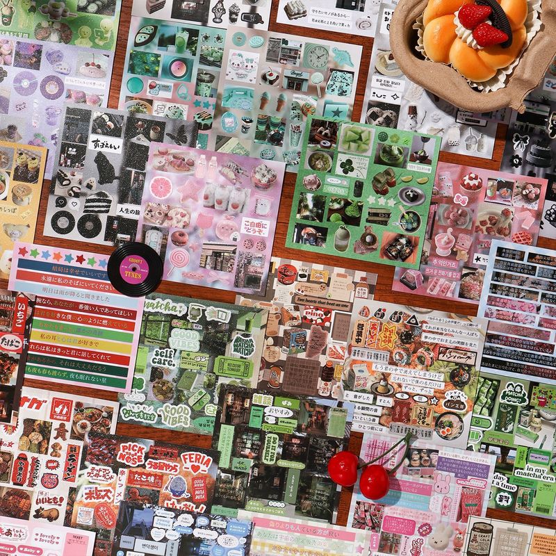 30 Stück Ästhetische Vintage-L – Snacks Food Labels Bewertung und Preis