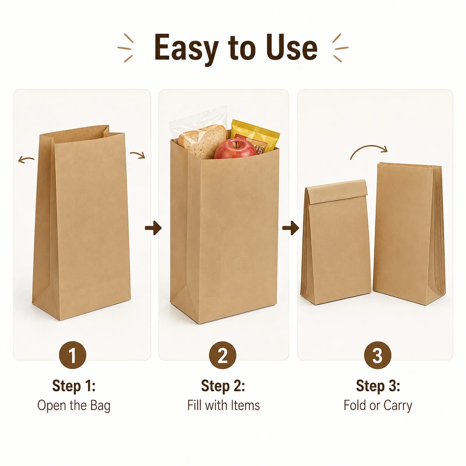 10-30 Stück Kleine Braune Kraf – Food Snacks Gifts Bewertung und Preis
