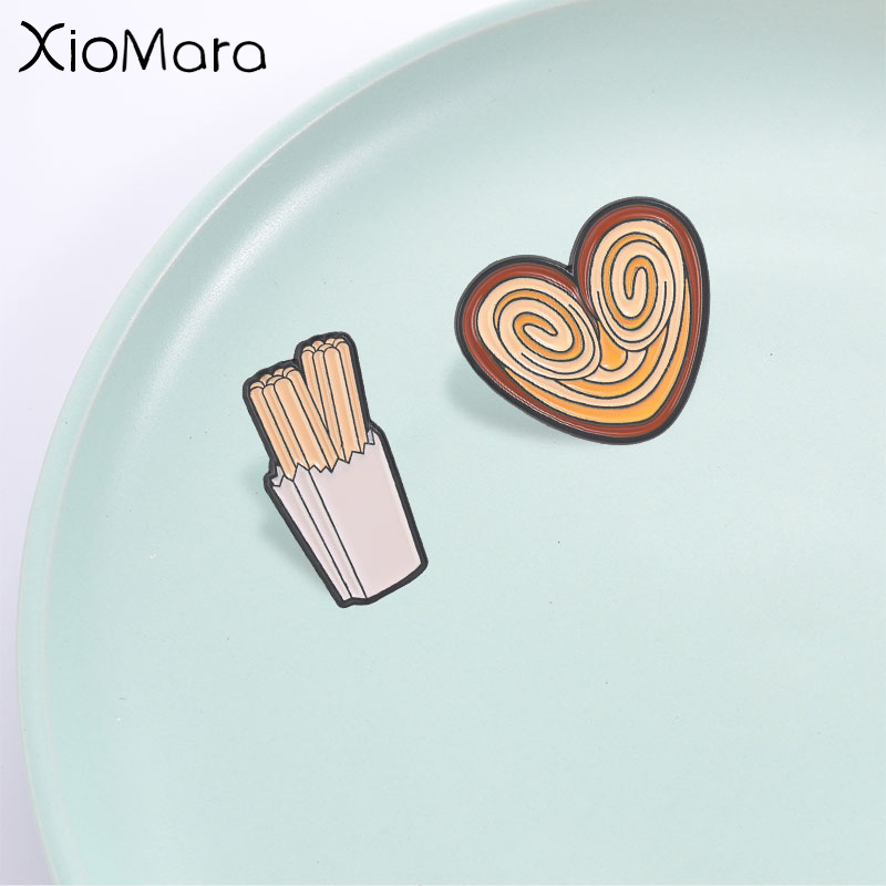 Lustiger Snack-Emaille-Pin, Ch – Food Snacks Gifts Bewertung und Preis